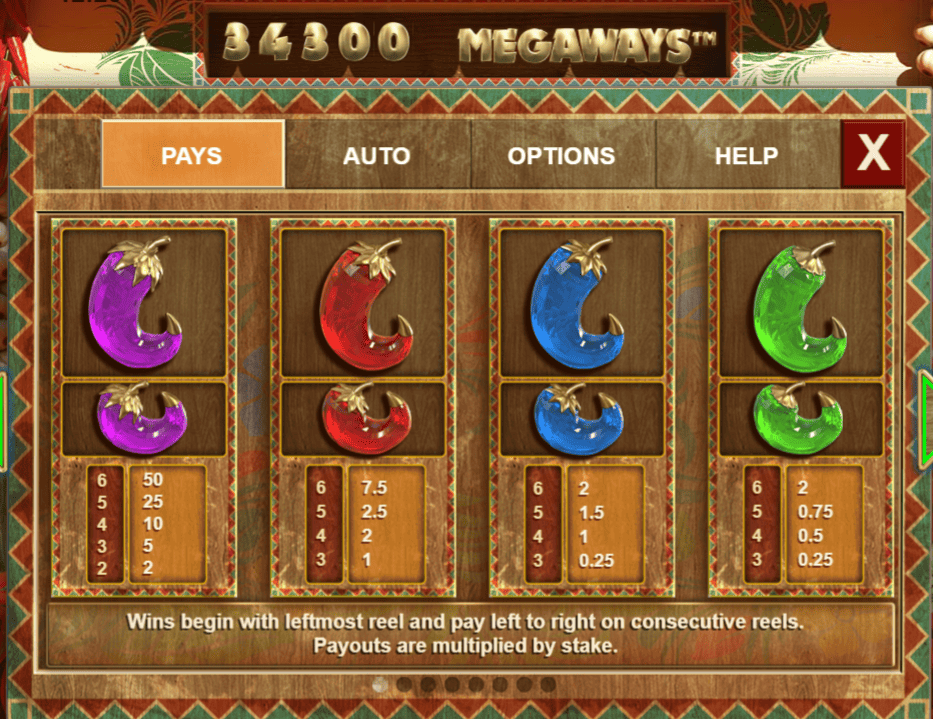 Premium Symbols (Chilli Peppers):