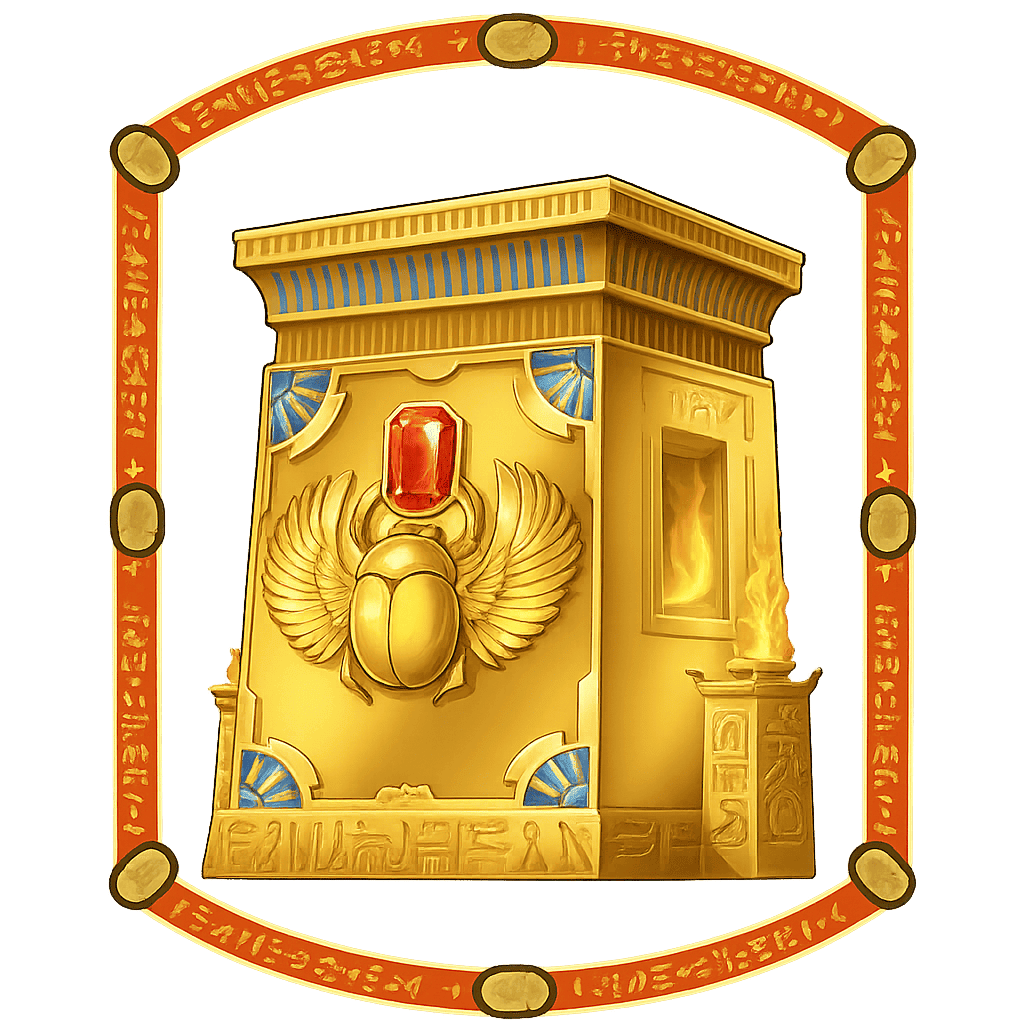 Golden Sarcophagus (Wild/Scatter) - symbol - Legacy of Dead