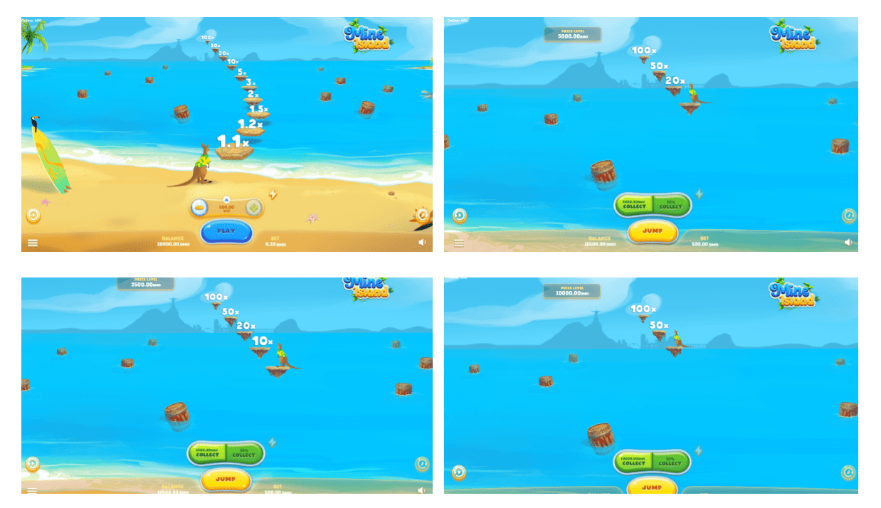 Mine Island Crash Game