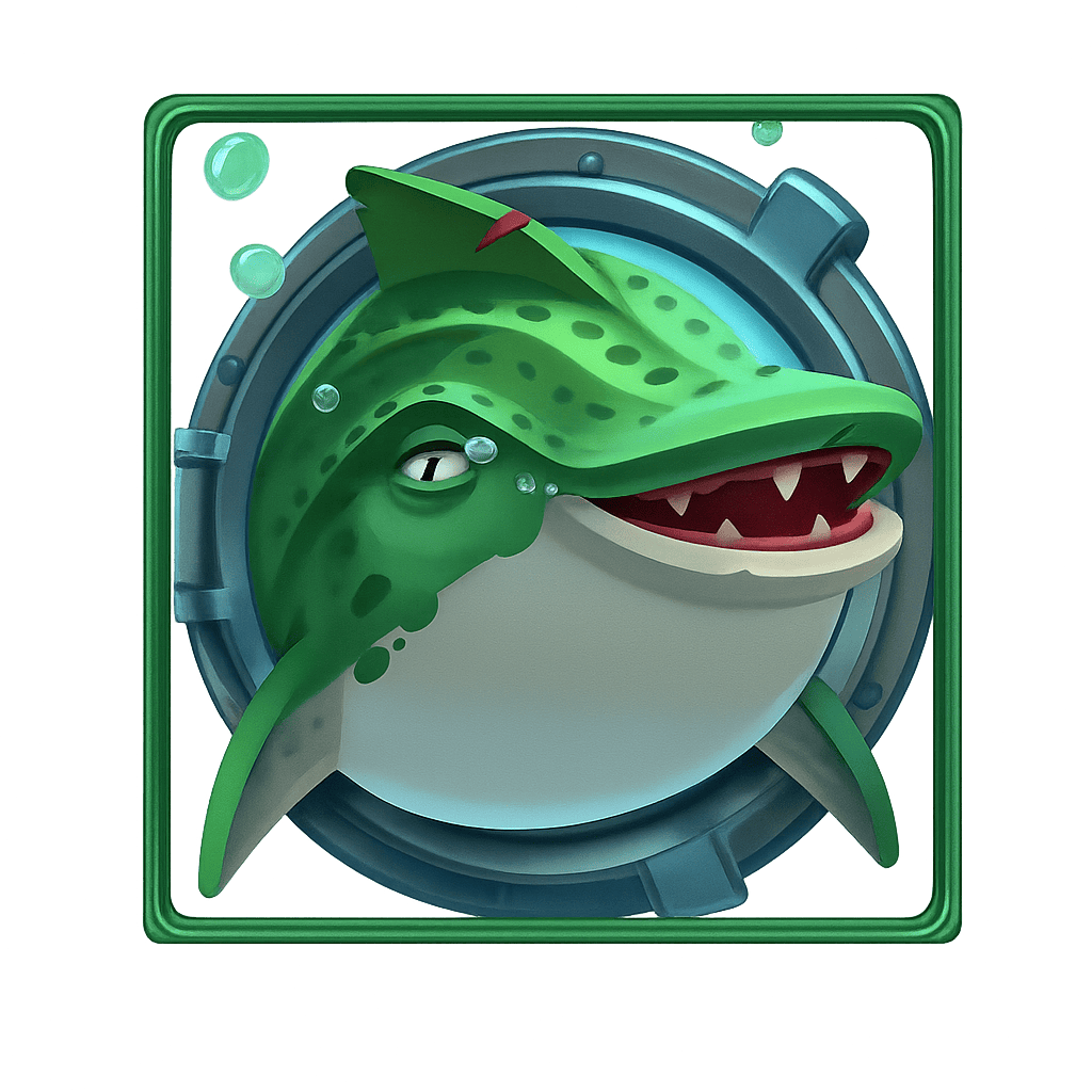 Green Shark - Symbol - Razor Shark