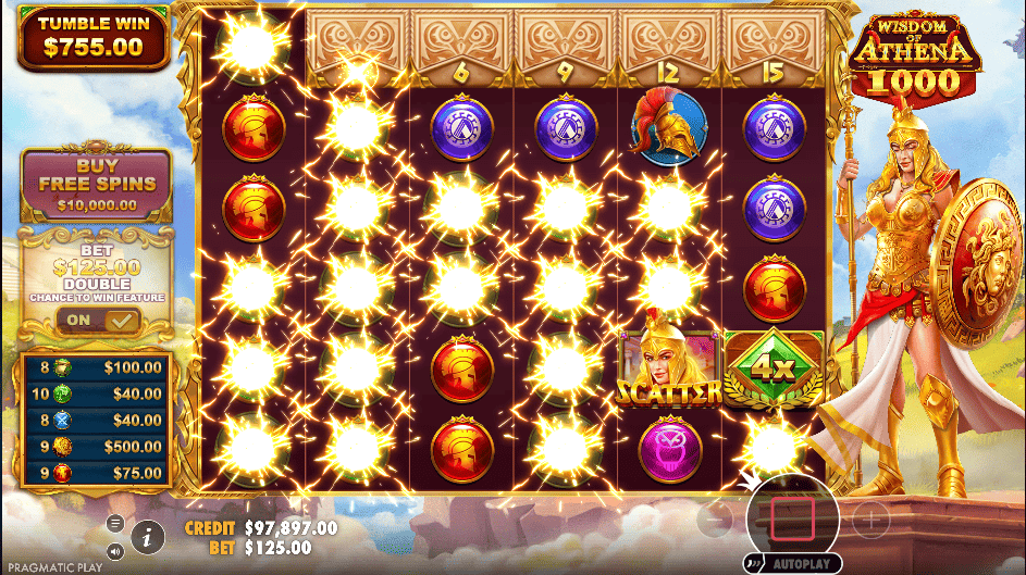 Wisdom of Athena 1000 Slot - Demo Play for Indian Players: Strongly Recommended