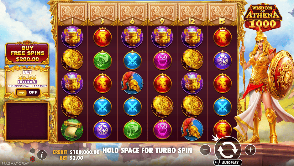 Wisdom of Athena 1000 Slot